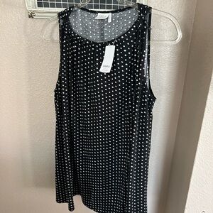 Simple polka dot tank top